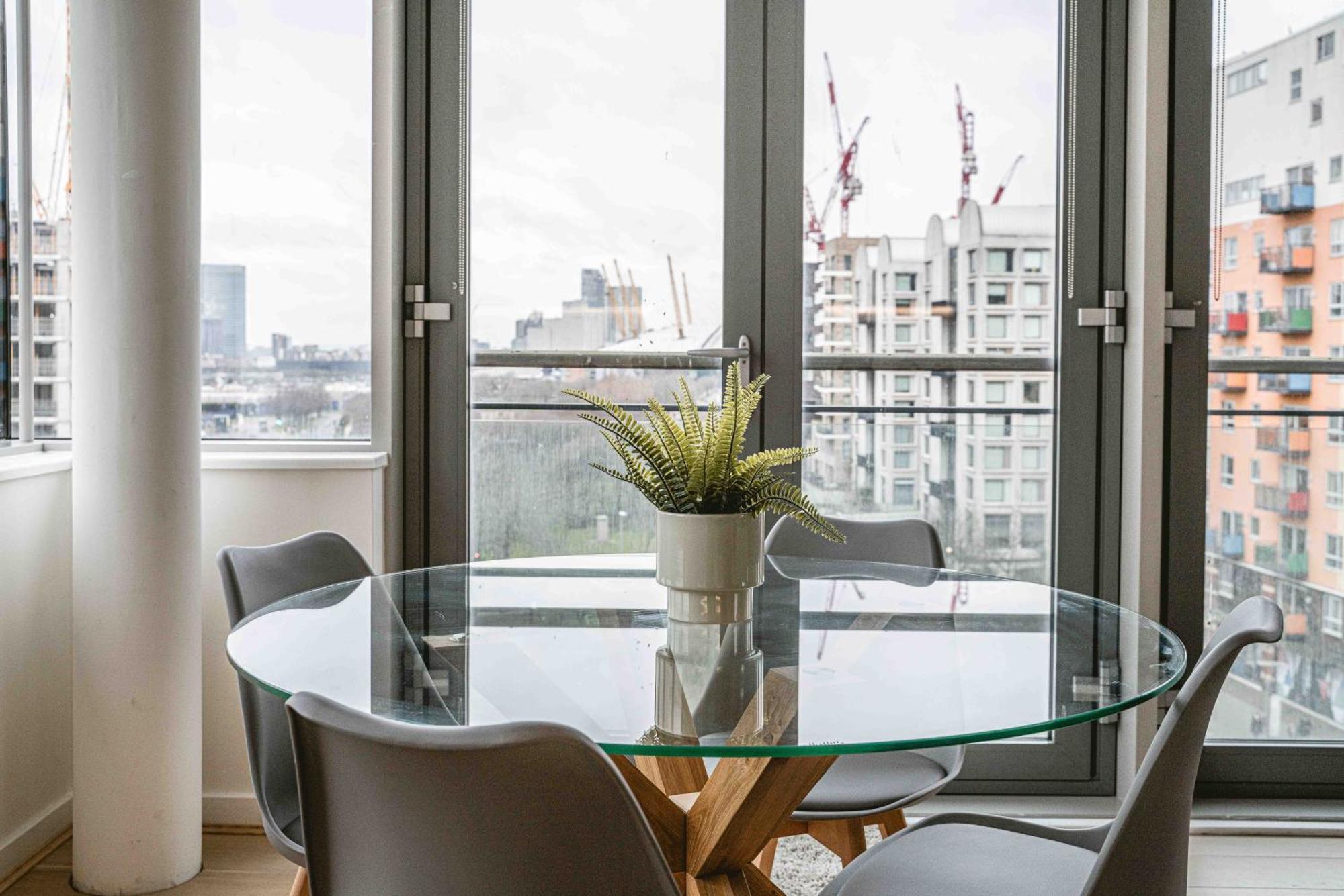 Beautiful Penthouse Apartment With Private Terrace In Greenwich Peninsula Londres Exterior foto