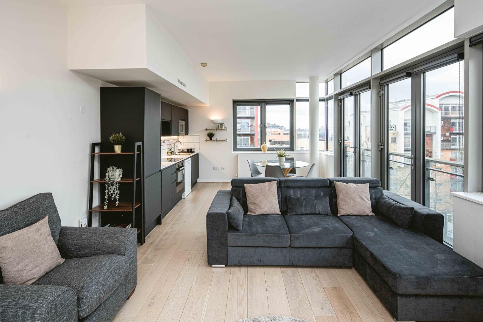 Beautiful Penthouse Apartment With Private Terrace In Greenwich Peninsula Londres Exterior foto